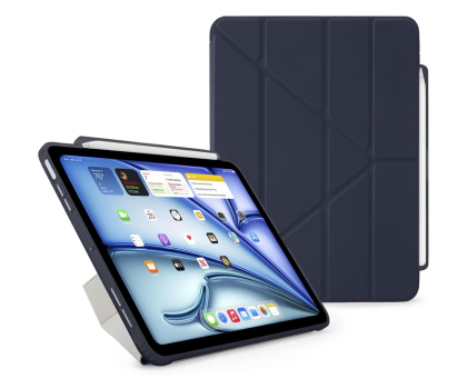 Etui do tableta Pipetto Origami No3 Pencil Case do iPad Air 11" (2024) dark blue P053-113-AD